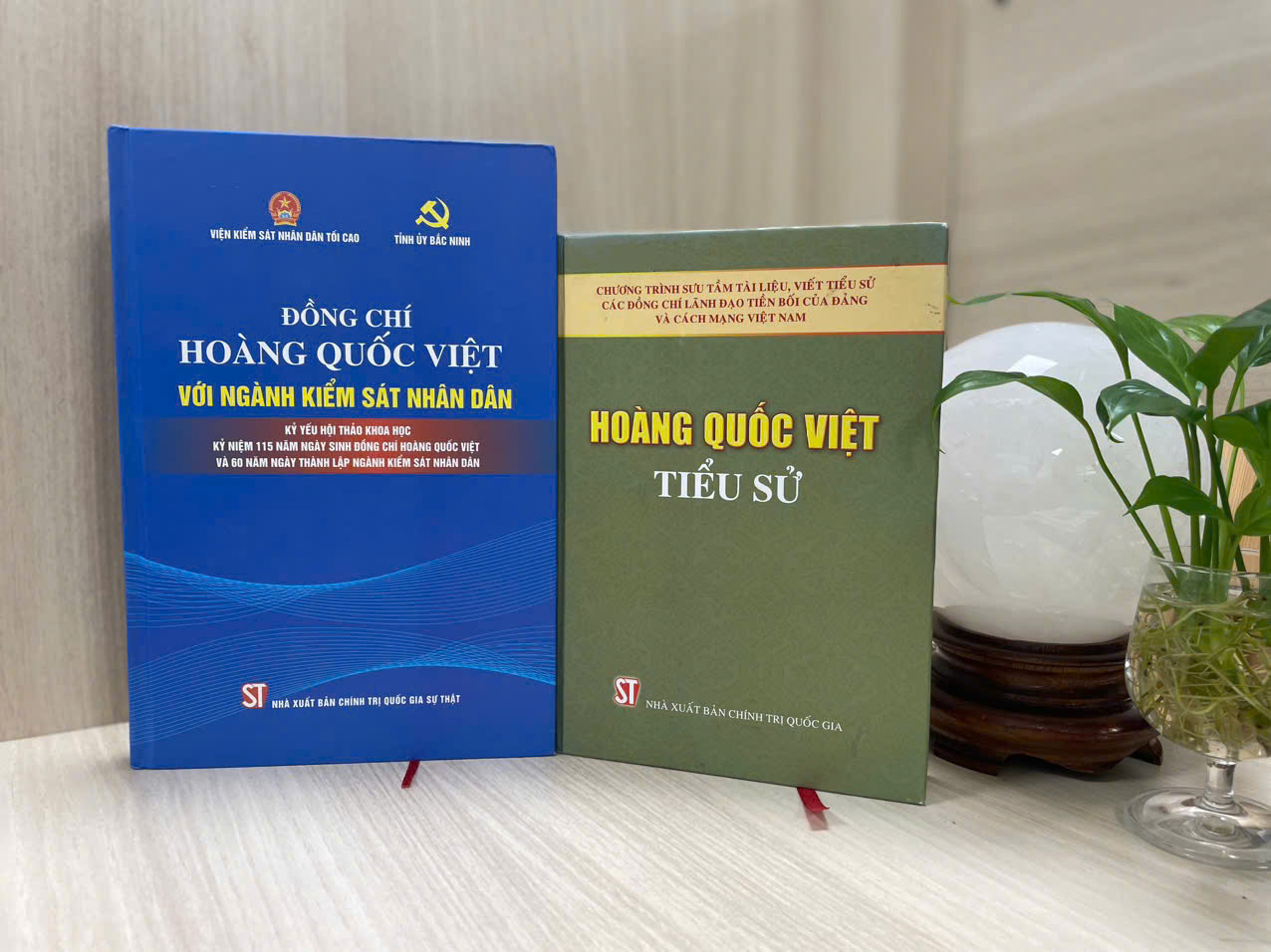 Các ấn phẩm về đồng chí Hoàng Quốc Việt do Nhà xuất bản Chính trị quốc gia Sự thật ấn hành.