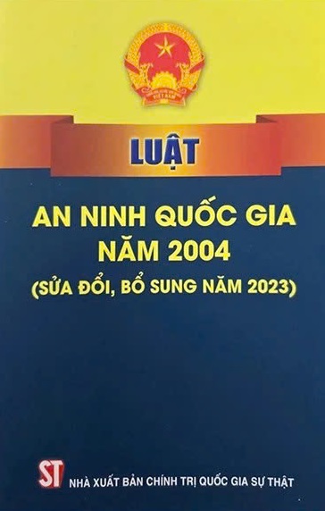 Luật An ninh quốc gia năm 2004 (sửa đổi, bổ sung năm 2023)
