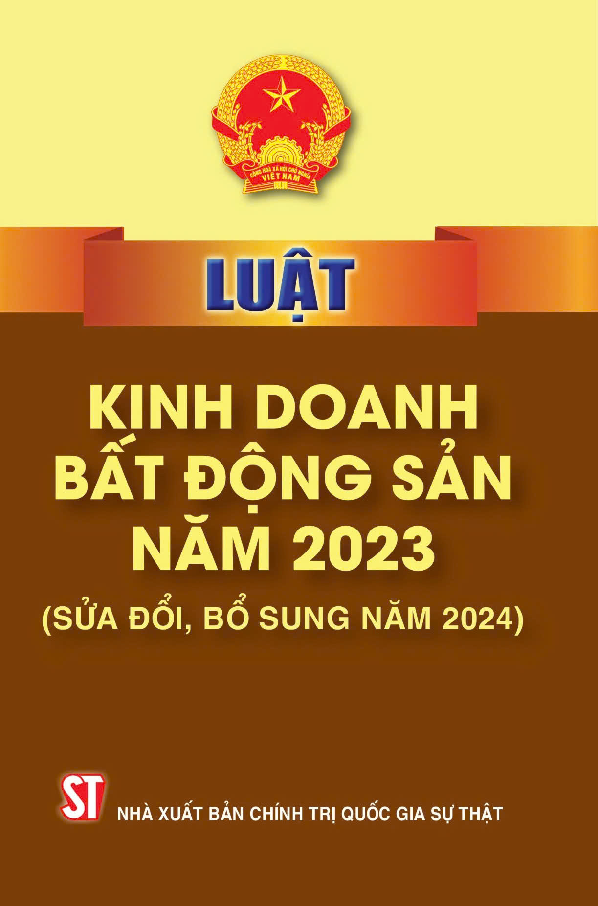 Luật Kinh doanh bất động sản năm 2023 (sửa đổi, bổ sung năm 2024)