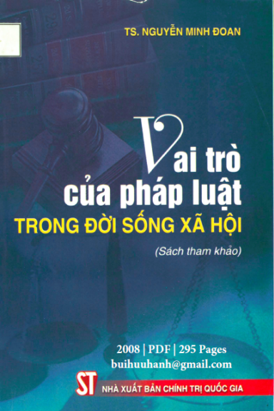 Vai trò của pháp luật trong đời sống xã hội