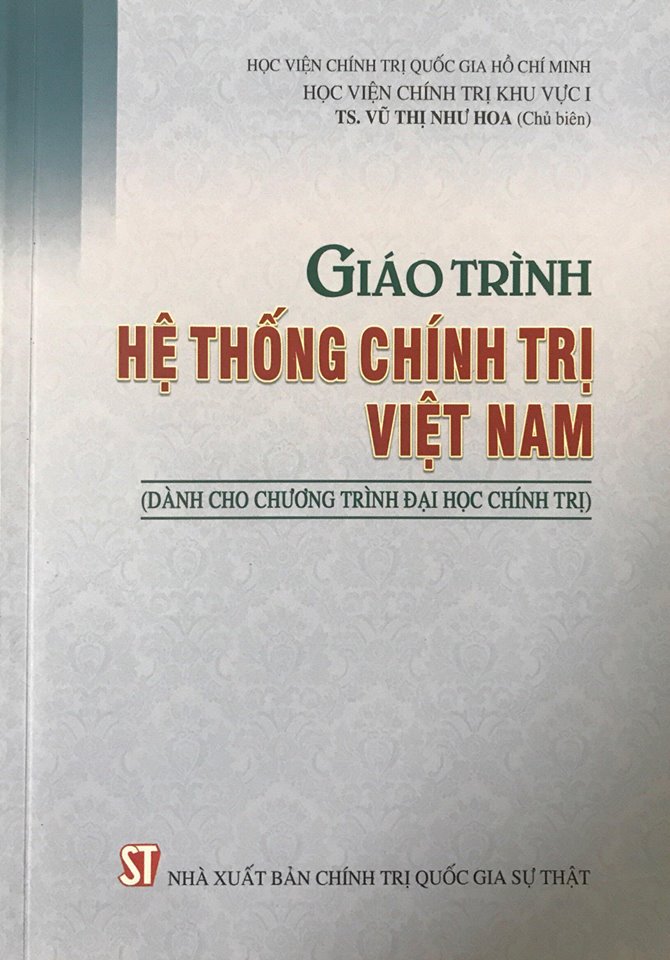 Giáo trình hệ thống chính trị Việt Nam (Dành cho chương trình đại học chính trị)