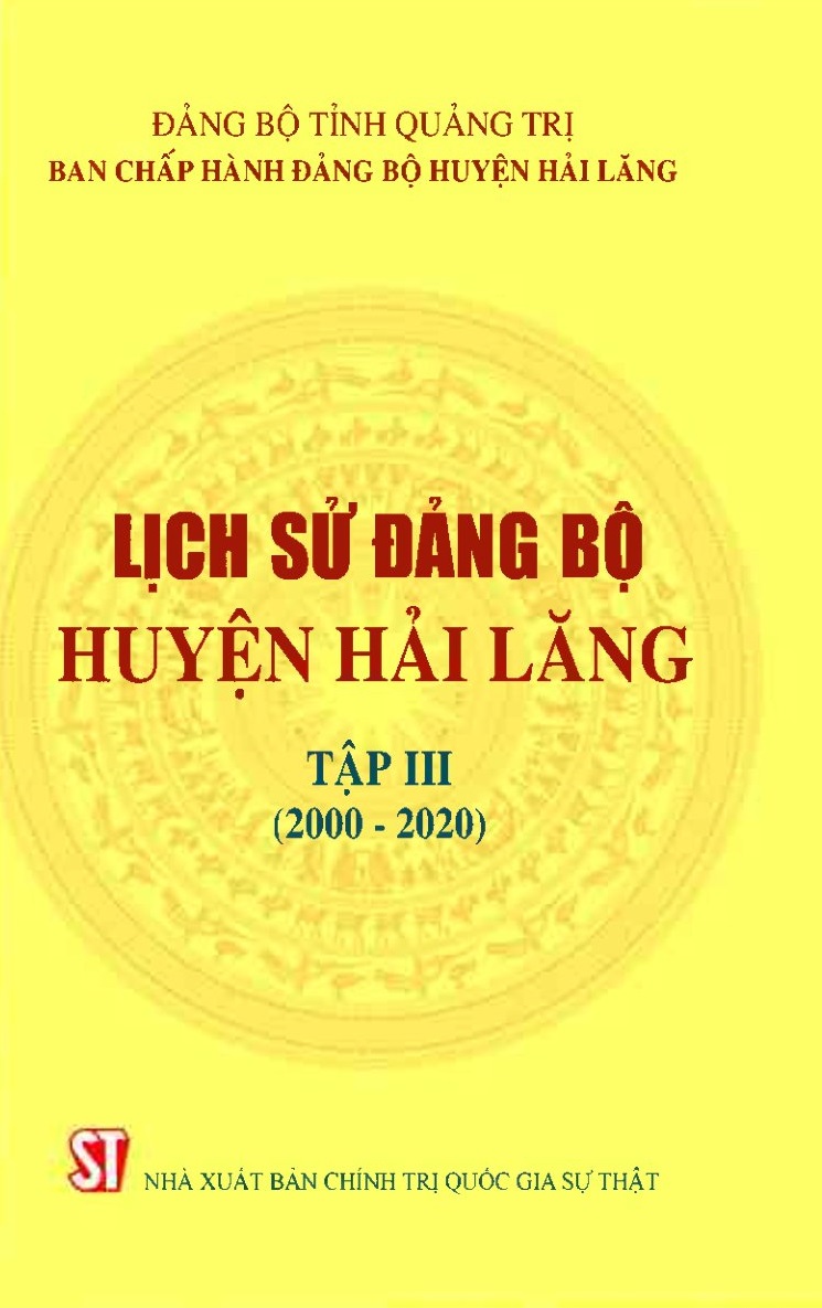 Lịch sử Đảng bộ huyện Hải Lăng - tập III (2000 - 2020)