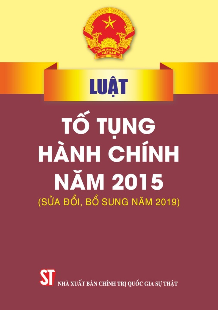 Luật Tố tụng hành chính năm 2015 (sửa đổi, bổ sung năm 2019)