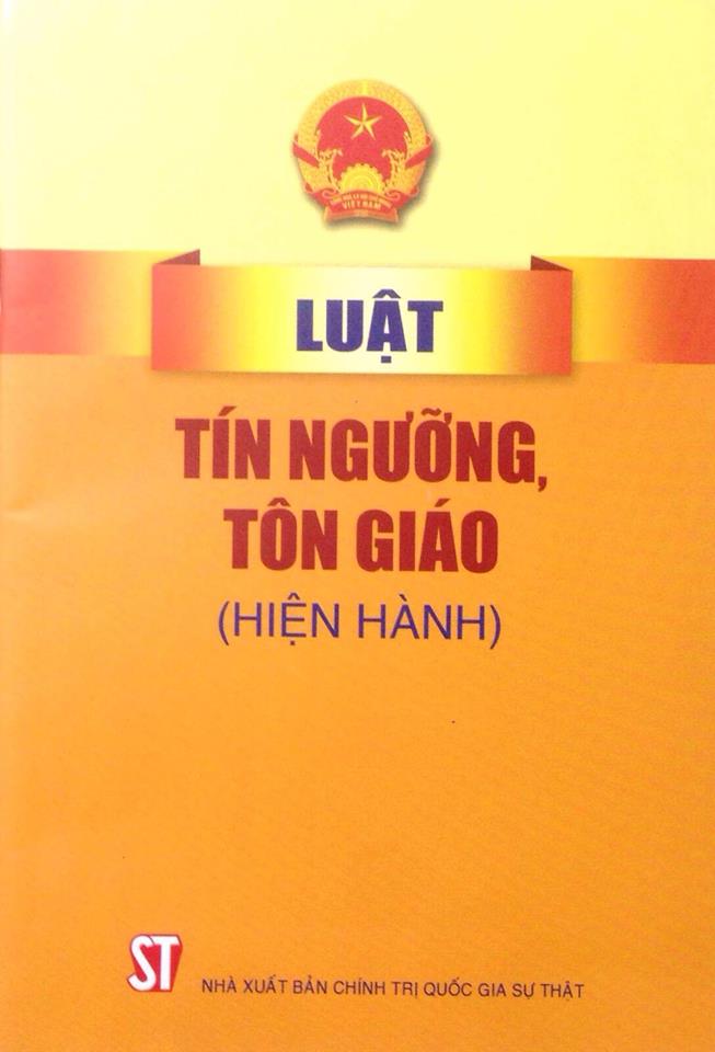 Luật Tín ngưỡng, tôn giáo (hiện hành)