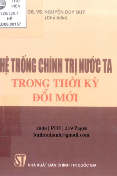 Hệ thống chính trị nước ta trong thời kỳ đổi mới