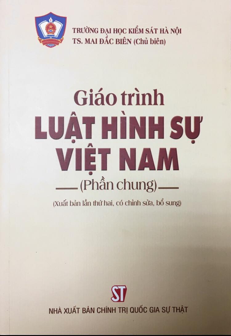 Giáo trình Luật hình sự Việt Nam (Phần chung) (Xuất bản lần thứ hai, có chỉnh sửa, bổ sung)