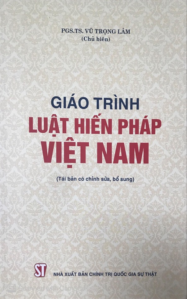 Giáo trình Luật Hiến pháp Việt Nam (Tái bản có chỉnh sửa, bổ sung)