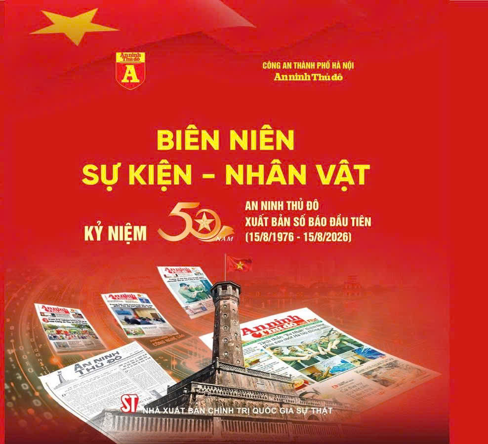 Biên niên sự kiện - nhân vật kỷ niệm 50 năm An ninh Thủ đô xuất bản số báo đầu tiên (15/8/1976 - 15/8/2026)