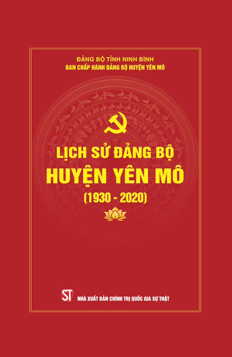 Lịch sử Đảng bộ huyện Yên Mô (1930 - 2020)  