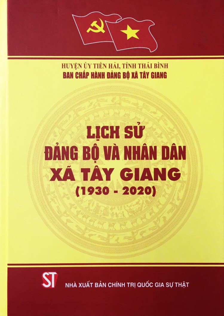 Lịch sử đảng bộ và nhân dân xã Tây Giang (1930 – 2020)