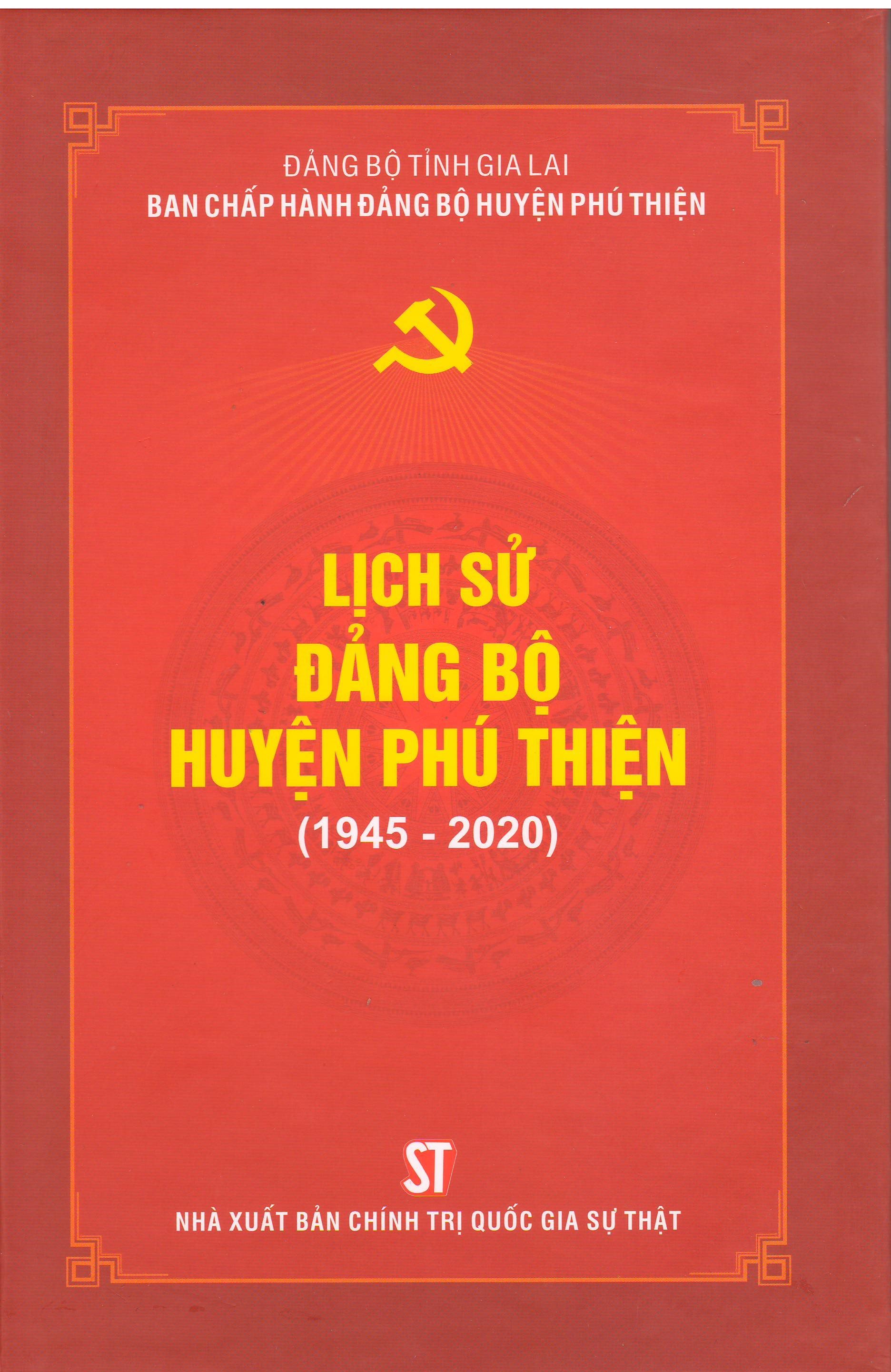 Lịch sử đảng bộ huyện Phú Thiện (1945 - 2020)