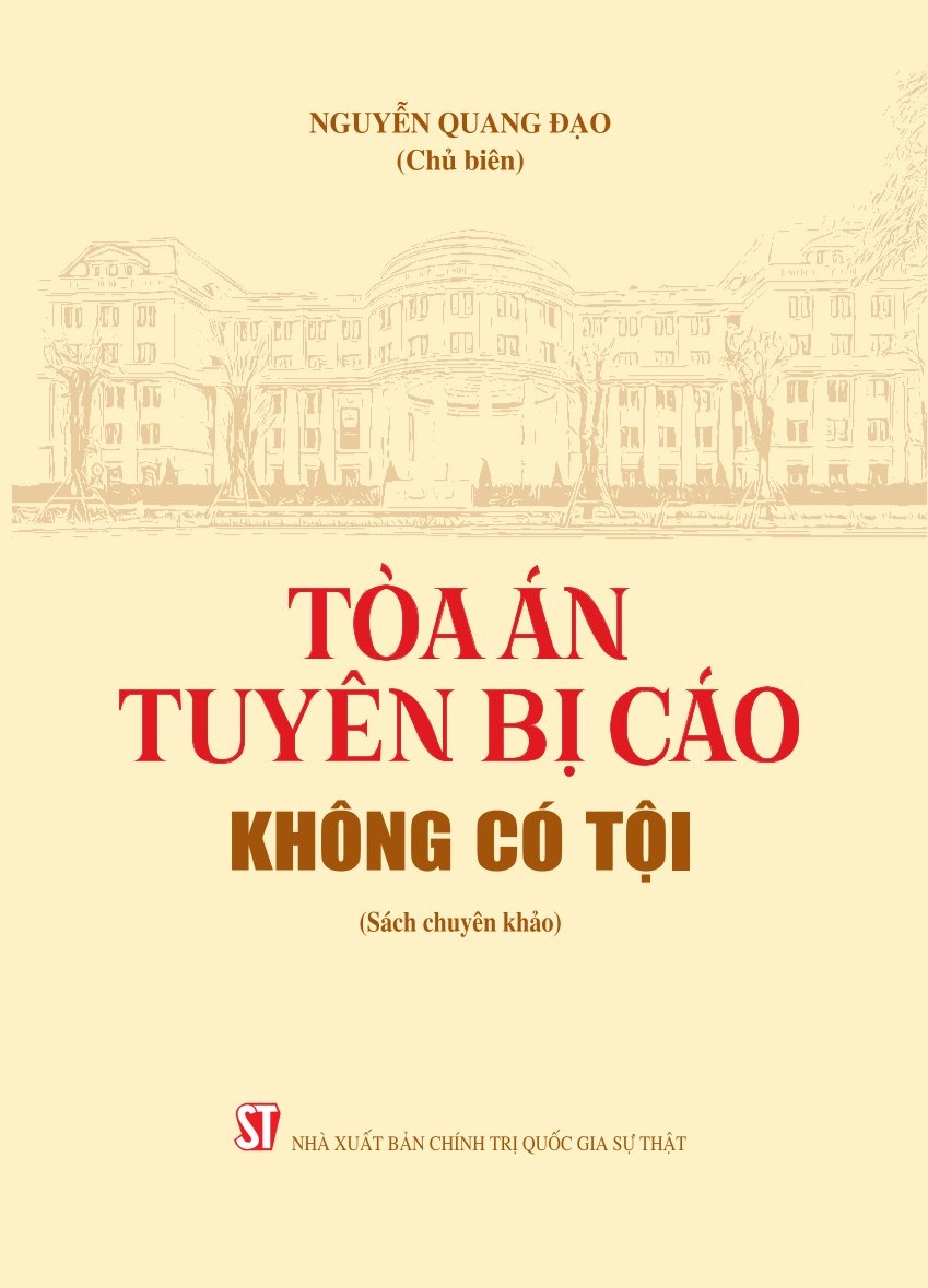 Tòa án tuyên bị cáo không có tội (Sách chuyên khảo)