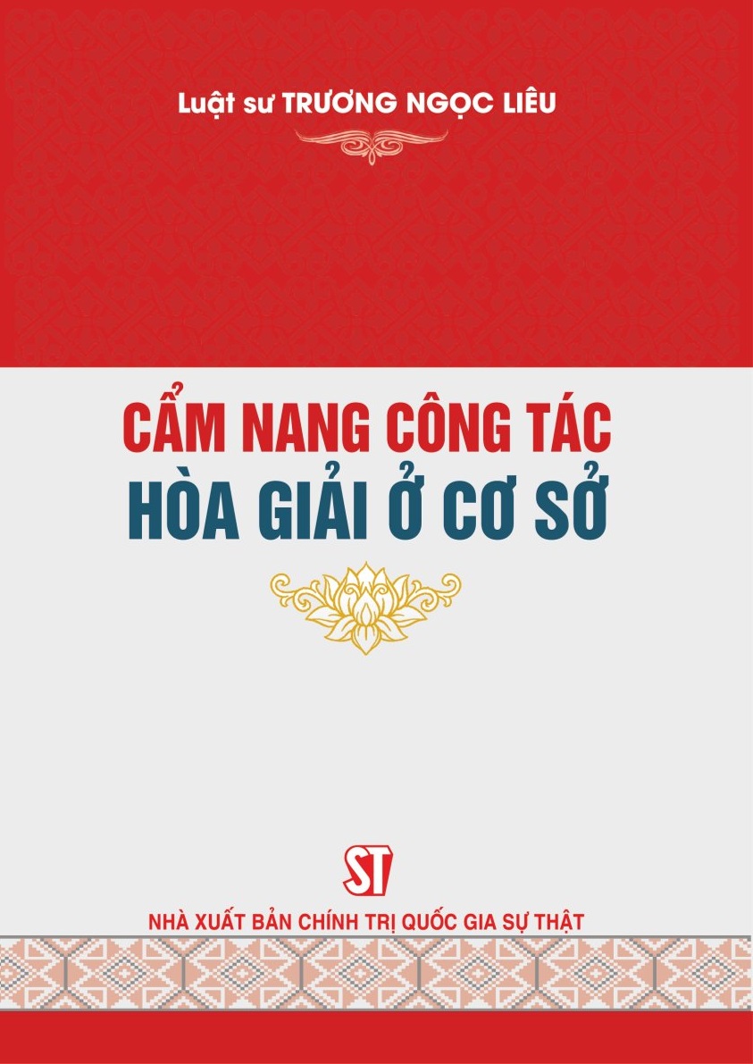 Cẩm nang công tác hòa giải ở cơ sở