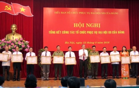 15.8.2016 Lan Tổng kết công tác tổ chức phục vụ Đại hội XII của Đảng - ảnh 1