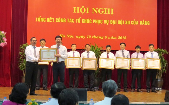 15.8.2016 Lan Tổng kết công tác tổ chức phục vụ Đại hội XII của Đảng - ảnh 2