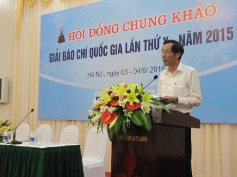 3.6.2016 Lan giải báo chí quốc gia - Thuận Hữu ảnh