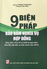 9 biện pháp bảo đảm nghĩa vụ hợp đồng (Quy định, thực tế và thiết kế giao dịch theo Bộ Luật dân sự hiện hành năm 2015)