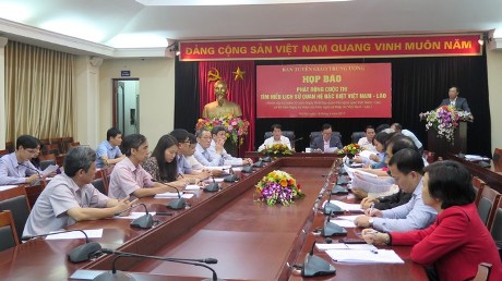 Các đại biểu dự buổi họp báo. Ảnh HH