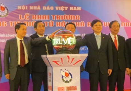 Lễ khai trương Cổng thông tin điện tử Hội Nhà báo Việt Nam