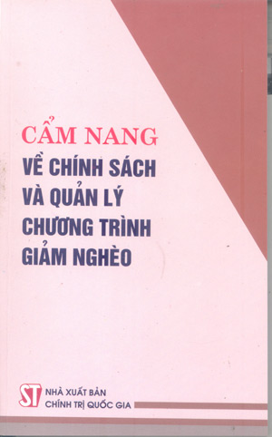 Cẩm nang về chính sách và quản lý chương trình giảm nghèo