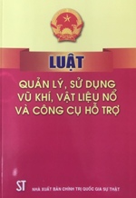 Luật quản lý, sử dụng vũ khí, vật liệu nổ và công cụ hỗ trợ