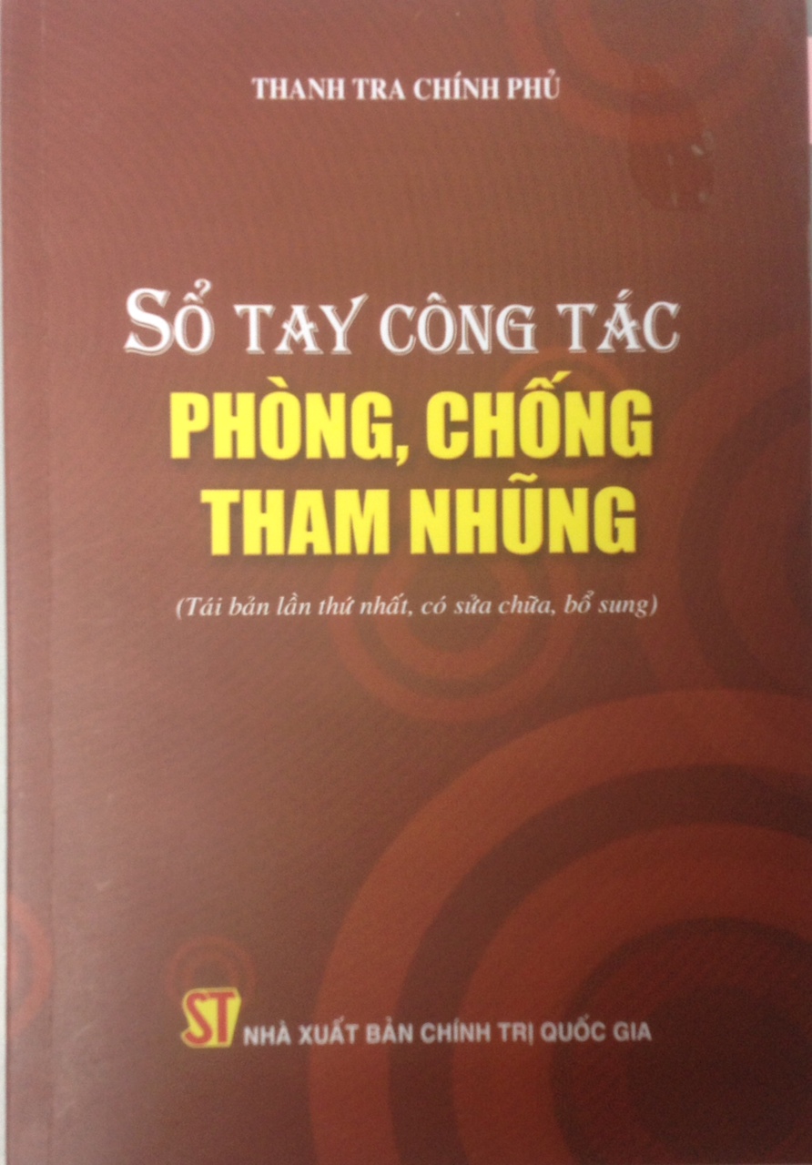 Sổ tay công tác phòng, chống tham nhũng