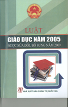 Luật giáo dục năm 2005 (Được sửa đổi, bổ sung năm 2009)