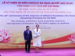 Chuỗi hoạt động kỷ niệm 35 năm UNESCO ra Nghị quyết vinh danh Chủ tịch Hồ Chí Minh