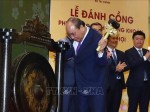 Thủ tướng Nguyễn Xuân Phúc đánh cồng khai trương phiên giao dịch chứng khoán đầu Xuân Kỷ Hợi 2019