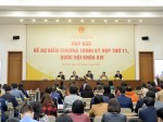 Tổng Thư ký Quốc hội Nguyễn Hạnh Phúc chủ trì họp báo về dự kiến Chương trình kỳ họp thứ 11, Quốc hội khóa XIV