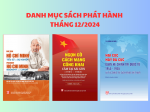 Danh mục sách phát hành tháng 12/2024