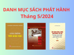 Danh mục sách phát hành tháng 5/2024