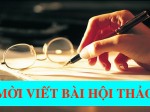 Thông báo về việc viết bài tham dự Hội thảo khoa học quốc gia 