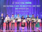 Trao thưởng tác phẩm lý luận, phê bình văn học, nghệ thuật xuất sắc năm 2019