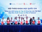 Hội thảo khoa học quốc gia “Nâng cao chất lượng các tạp chí khoa học của Việt Nam theo chuẩn Scopus và Web of Science”