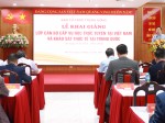 Khai giảng lớp cán bộ cấp vụ học trực tuyến tại Việt Nam và khảo sát thực tế tại Trung Quốc