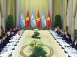 Tổng Bí thư, Chủ tịch nước Nguyễn Phú Trọng hội đàm với Tổng thống Argentina