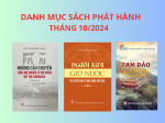 Danh mục sách phát hành tháng 10/2024