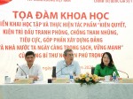 Tọa đàm khoa học Giá trị lý luận và thực tiễn của tác phẩm “Kiên quyết, kiên trì đấu tranh phòng, chống tham nhũng, tiêu cực, góp phần xây dựng Đảng và Nhà nước ta ngày càng trong sạch, vững mạnh”của Tổng Bí thư Nguyễn Phú Trọng