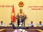 Khai mạc phiên họp thứ 36 của Ủy ban Thường vụ Quốc hội