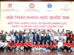 Hội thảo khoa học quốc gia “Đột phá chiến lược về nguồn nhân lực, nhất là nhân lực chất lượng cao trong bối cảnh mới”