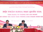 Vận dụng sáng tạo tư tưởng Hồ Chí Minh về công tác xuất bản để xây dựng, đổi mới, phát triển ngành xuất bản tinh gọn, chất lượng, hiện đại