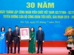 Công đoàn Viên chức Việt Nam kỷ niệm 30 năm Ngày thành lập và tuyên dương cán bộ công đoàn tiêu biểu, giai đoạn 2018 - 2023