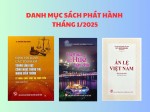 Danh mục sách phát hành tháng 01/2025