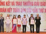 100 tác phẩm đoạt giải báo chí Vì sự nghiệp đại đoàn kết toàn dân tộc lần thứ XII