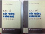 Bộ sách Lịch sử Văn phòng Chính phủ (1945 - 2015)