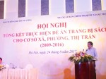 Hội nghị tổng kết Đề án trang bị sách cho cơ sở xã, phường, thị trấn giai đoạn 2009-2016