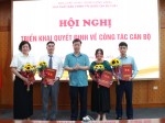 Hội nghị triển khai quyết định về công tác cán bộ