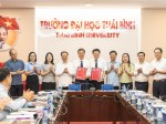 Ký kết quy chế phối hợp công tác giữa Nhà xuất bản Chính trị quốc gia Sự thật và Trường Đại học Thái Bình